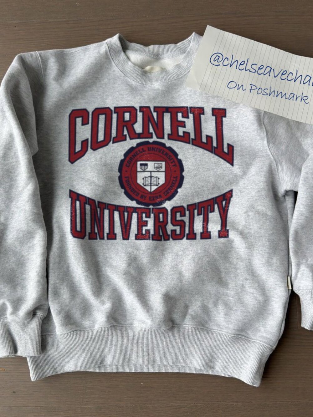 Vintage 90s Cornell University Logo Sweatshirt, Retro Cornell University Shirt